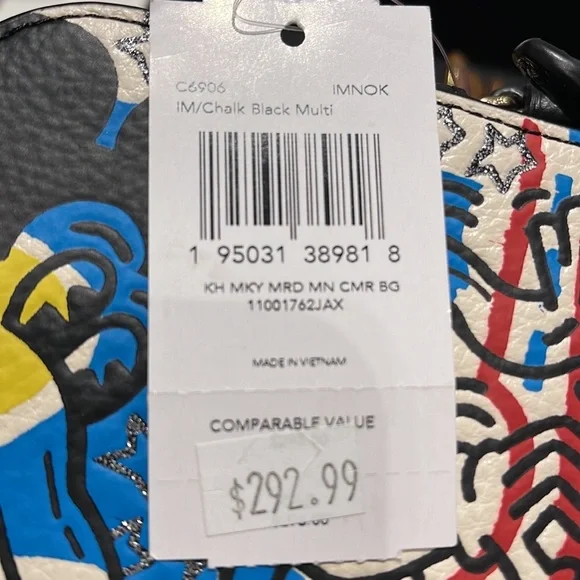 Coach Disney Mickey Mouse X Keith Haring Mini Camera Bag
Gold/Chalk Black Multi - Picture 8 of 16